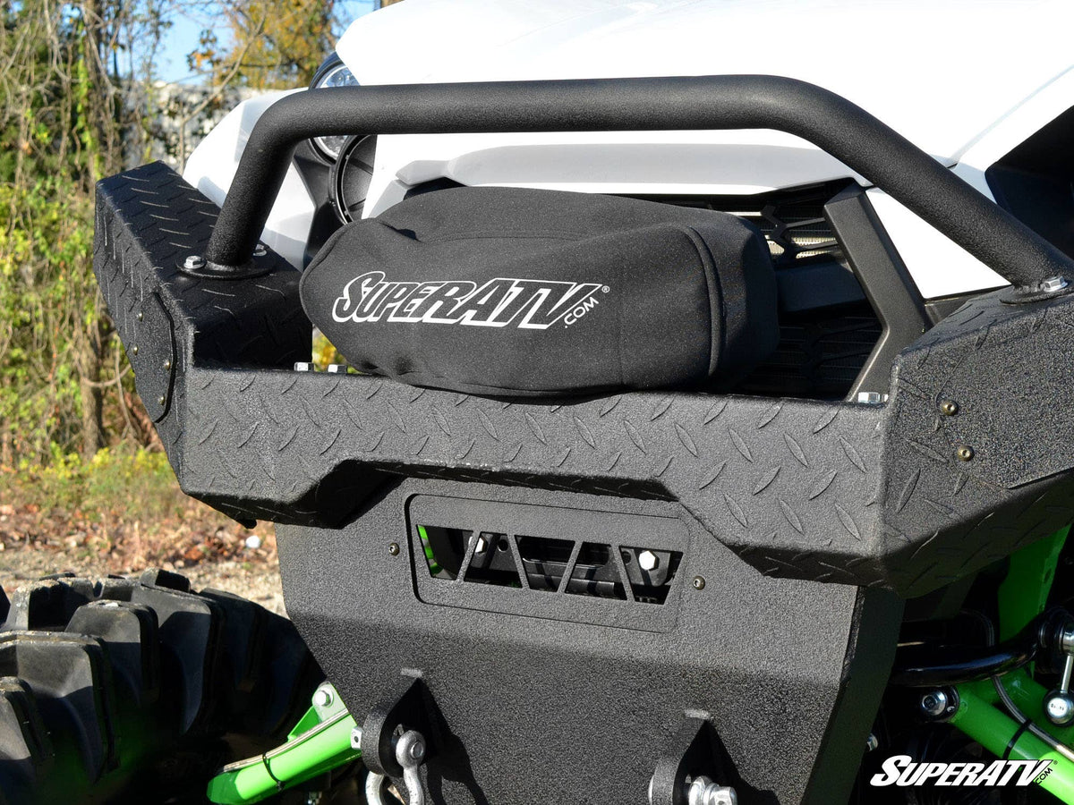 SuperATV Winch Cover for RZR Pro R and RZR Pro R 4 and RZR Pro S and RZR Pro S 4 and RZR Pro XP and RZR Pro XP 4 and RZR RS1 and RZR S 1000 and RZR S 800 and RZR S 900 and RZR S4 1000 and RZR Trail 900 and RZR Trail S 900 and RZR Trail S 1000 and RZR Turbo R and RZR Turbo R 4 and RZR XP and RZR XP 4 and RZR XP 1000 and RZR XP 4 1000 and RZR XP 4 900 and RZR XP Turbo and RZR XP 4 Turbo and RZR XP Turbo S and RZR XP 4 Turbo S and RZR XP S and RZR XP 900 and RZR 4 800 and RZR 4 900 and RZR 570 and RZR 800 and 