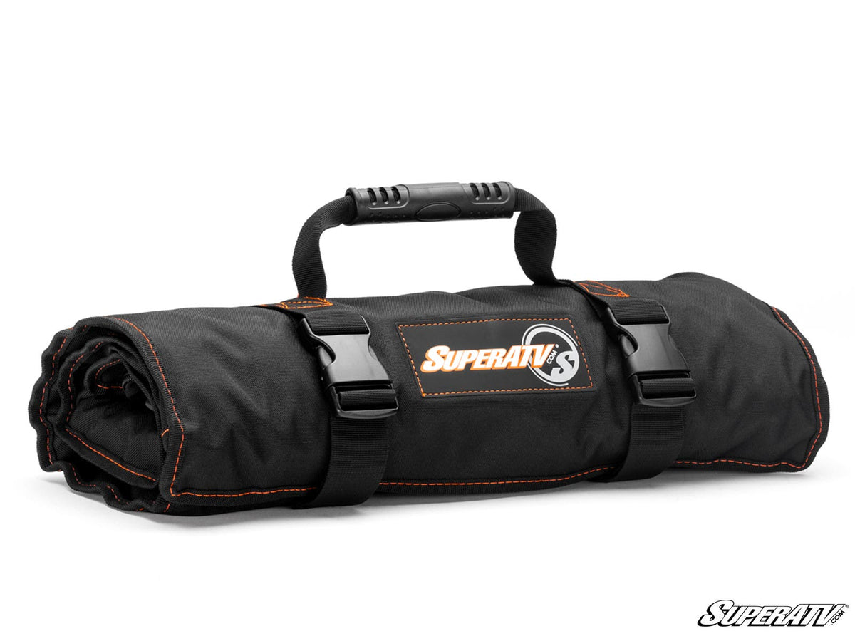SuperATV Roll-Up Tool Bag for RZR Pro R and RZR Pro R 4 and RZR Pro S and RZR Pro S 4 and RZR Pro XP and RZR Pro XP 4 and RZR RS1 and RZR S 1000 and RZR S 800 and RZR S 900 and RZR S4 1000 and RZR Trail 900 and RZR Trail S 900 and RZR Trail S 1000 and RZR Turbo R and RZR Turbo R 4 and RZR XP and RZR XP 4 and RZR XP 1000 and RZR XP 4 1000 and RZR XP 4 900 and RZR XP Turbo and RZR XP 4 Turbo and RZR XP Turbo S and RZR XP 4 Turbo S and RZR XP S and RZR XP 900 and RZR 4 800 and RZR 4 900 and RZR 570 and RZR 800