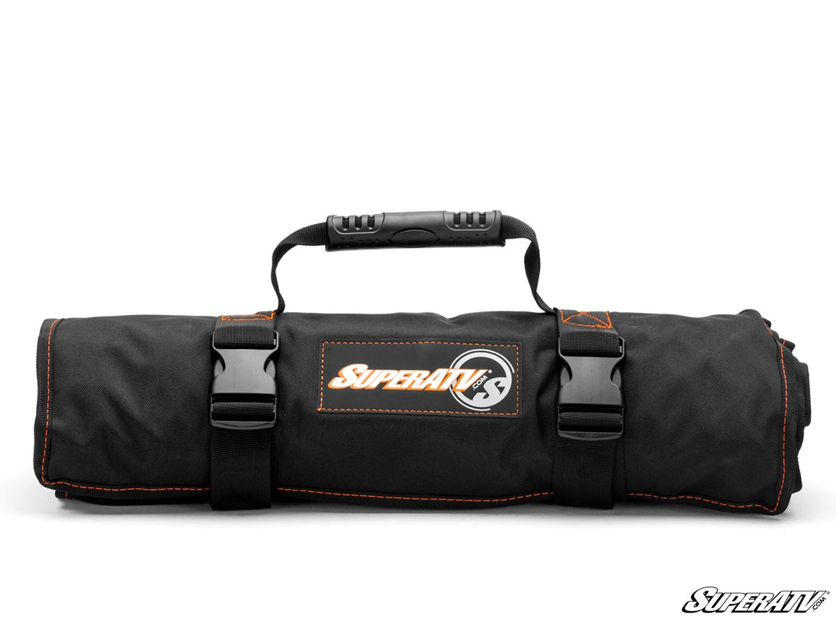 SuperATV Roll-Up Tool Bag for RZR Pro R and RZR Pro R 4 and RZR Pro S and RZR Pro S 4 and RZR Pro XP and RZR Pro XP 4 and RZR RS1 and RZR S 1000 and RZR S 800 and RZR S 900 and RZR S4 1000 and RZR Trail 900 and RZR Trail S 900 and RZR Trail S 1000 and RZR Turbo R and RZR Turbo R 4 and RZR XP and RZR XP 4 and RZR XP 1000 and RZR XP 4 1000 and RZR XP 4 900 and RZR XP Turbo and RZR XP 4 Turbo and RZR XP Turbo S and RZR XP 4 Turbo S and RZR XP S and RZR XP 900 and RZR 4 800 and RZR 4 900 and RZR 570 and RZR 800