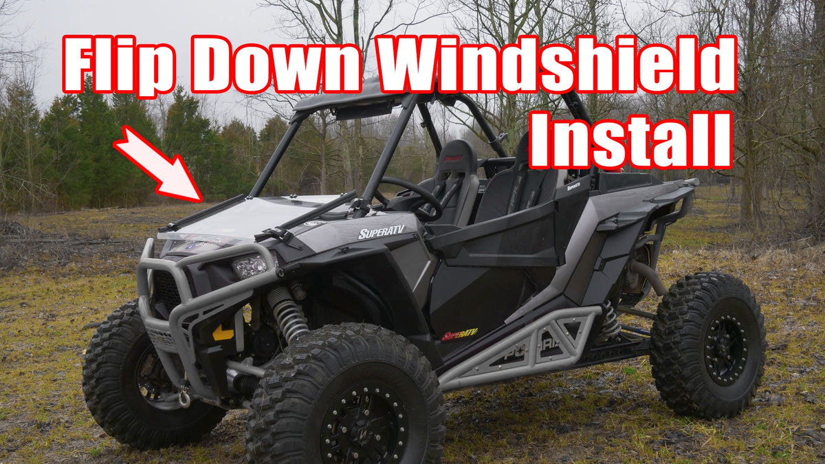 Polaris RZR S 1000 Flip Down Windshield for RZR S 1000 and RZR S4 1000