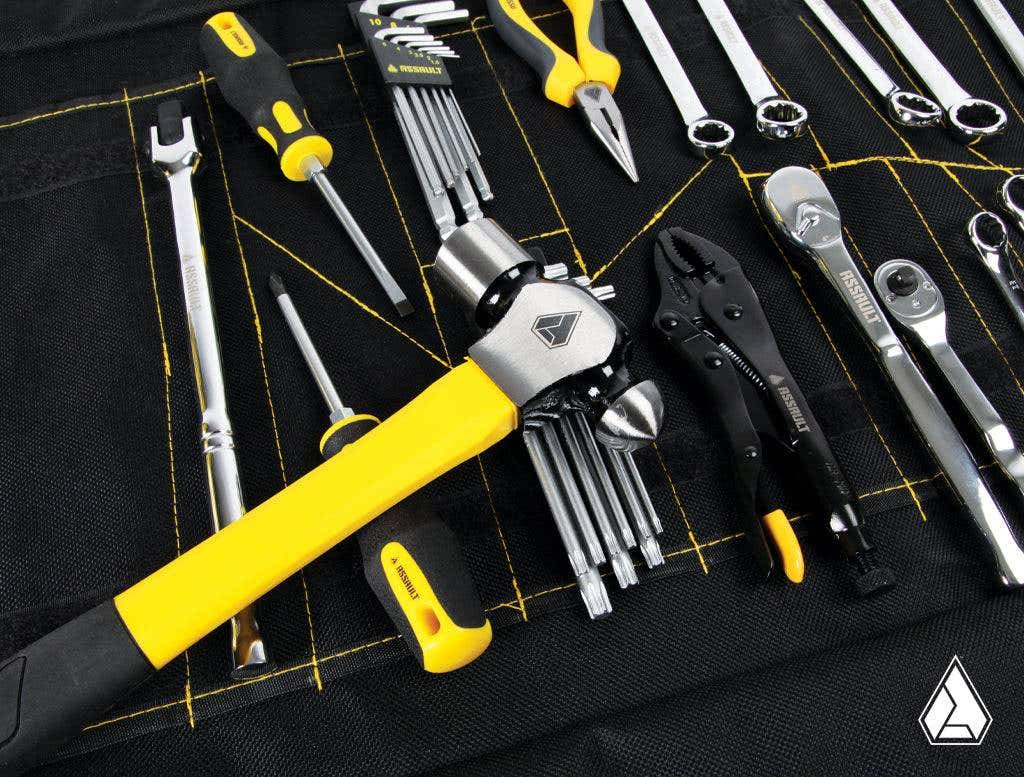 Assault Industries On-The-Go Tool Kit for RZR Pro R and RZR Pro R 4 and RZR Pro S and RZR Pro S 4 and RZR Pro XP and RZR Pro XP 4 and RZR RS1 and RZR S 1000 and RZR S 800 and RZR S 900 and RZR S4 1000 and RZR Trail 900 and RZR Trail S 900 and RZR Trail S 1000 and RZR Turbo R and RZR Turbo R 4 and RZR XP and RZR XP 4 and RZR XP 1000 and RZR XP 4 1000 and RZR XP 4 900 and RZR XP Turbo and RZR XP 4 Turbo and RZR XP Turbo S and RZR XP 4 Turbo S and RZR XP S and RZR XP 900 and RZR 4 800 and RZR 4 900 and RZR 570