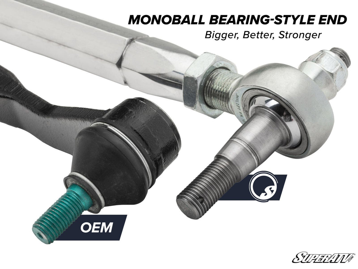 Polaris RZR XP Heavy-Duty Steel Bar Tie Rod Kit for RZR XP and RZR XP 4
