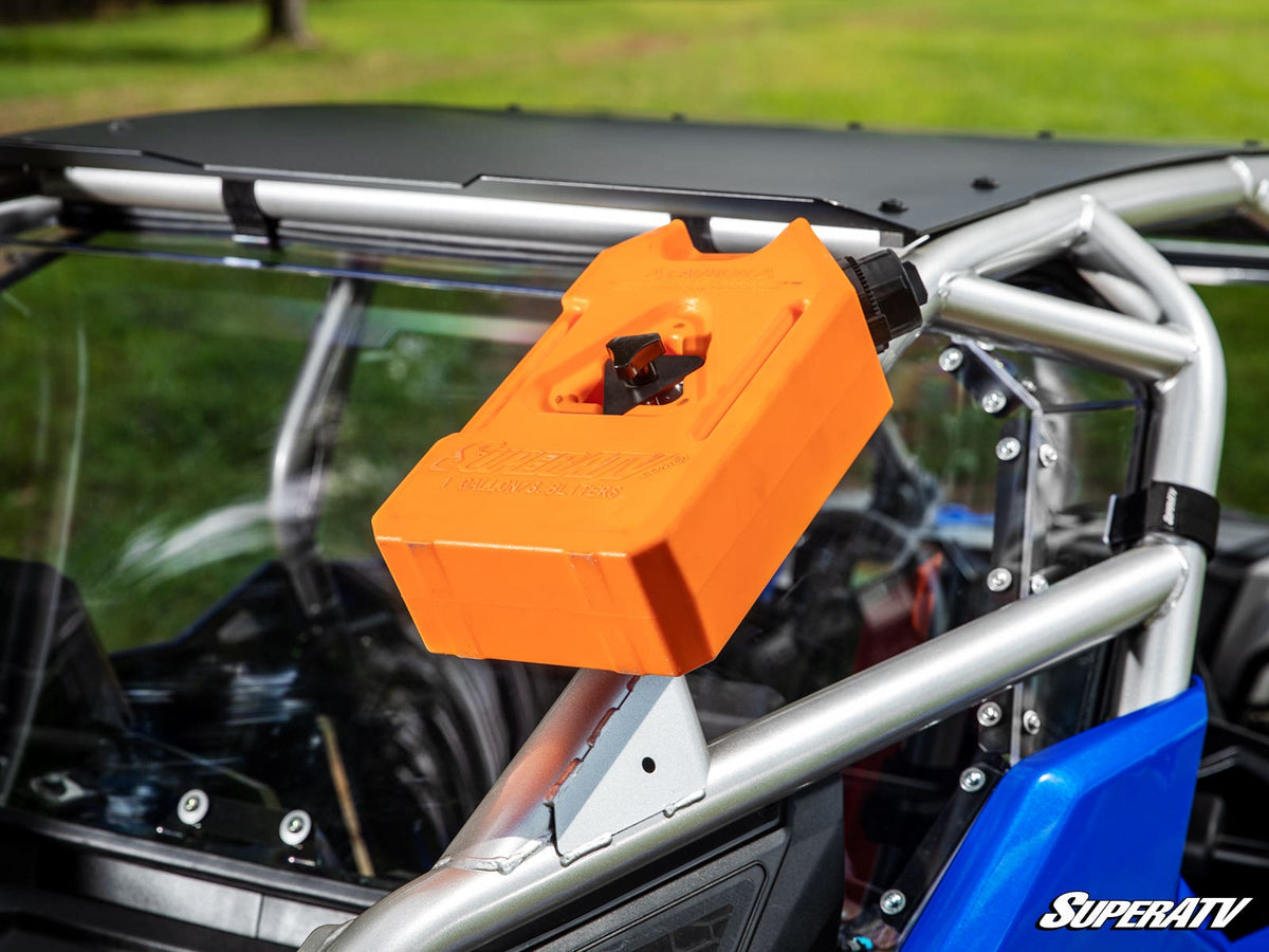 Universal Jerry Can Cage Mount for RZR Pro R and RZR Pro R 4 and RZR Pro S and RZR Pro S 4 and RZR Pro XP and RZR Pro XP 4 and RZR RS1 and RZR S 1000 and RZR S 800 and RZR S 900 and RZR S4 1000 and RZR Trail 900 and RZR Trail S 900 and RZR Trail S 1000 and RZR Turbo R and RZR Turbo R 4 and RZR XP and RZR XP 4 and RZR XP 1000 and RZR XP 4 1000 and RZR XP 4 900 and RZR XP Turbo and RZR XP 4 Turbo and RZR XP Turbo S and RZR XP 4 Turbo S and RZR XP S and RZR XP 900 and RZR 4 800 and RZR 4 900 and RZR 570 and RZ