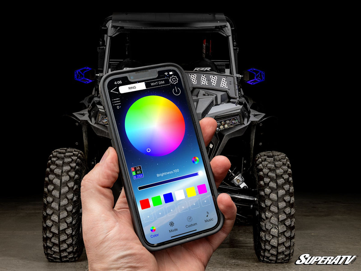 Assault Industries LED Lighted B2C Convex Side Mirrors for RZR Pro R and RZR Pro R 4 and RZR Pro XP and RZR Pro XP 4 and RZR RS1 and RZR S 1000 and RZR S 800 and RZR S 900 and RZR S4 1000 and RZR Turbo R and RZR Turbo R 4 and RZR XP 1000 and RZR XP 4 1000 and RZR XP 4 900 and RZR XP Turbo and RZR XP 4 Turbo and RZR XP Turbo S and RZR XP 4 Turbo S and RZR XP 900 and RZR 4 800 and RZR 4 900 and RZR 570 and RZR 800 and RZR 900 and Maverick X3 and Commander and Teryx H2