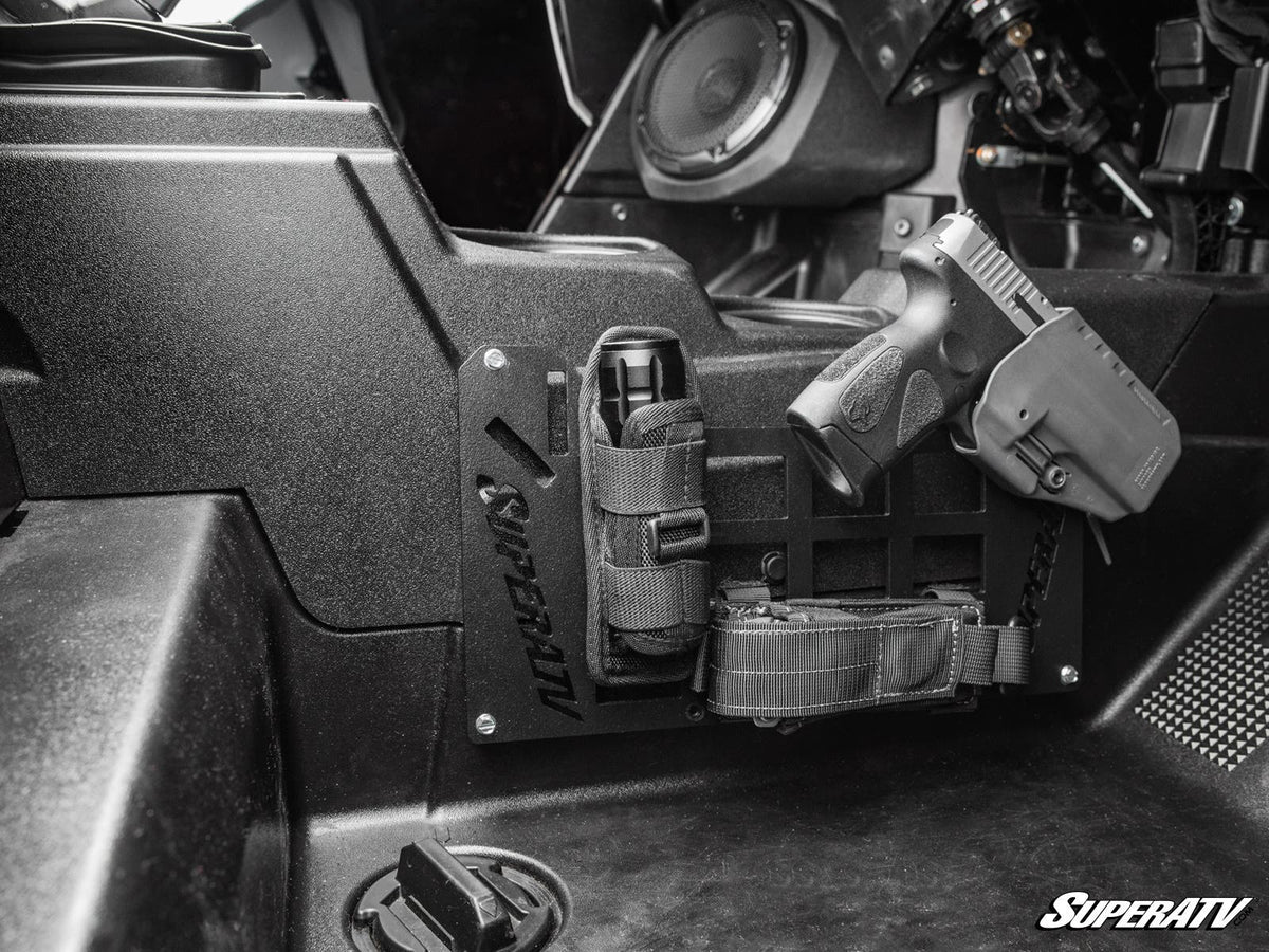 Universal Rigid Molle Panel for RZR Pro R and RZR Pro R 4 and RZR Pro S and RZR Pro S 4 and RZR Pro XP and RZR Pro XP 4 and RZR RS1 and RZR S 1000 and RZR S 800 and RZR S 900 and RZR S4 1000 and RZR Trail 900 and RZR Trail S 900 and RZR Trail S 1000 and RZR Turbo R and RZR Turbo R 4 and RZR XP and RZR XP 4 and RZR XP 1000 and RZR XP 4 1000 and RZR XP 4 900 and RZR XP Turbo and RZR XP 4 Turbo and RZR XP Turbo S and RZR XP 4 Turbo S and RZR XP S and RZR XP 900 and RZR 4 800 and RZR 4 900 and RZR 570 and RZR 8