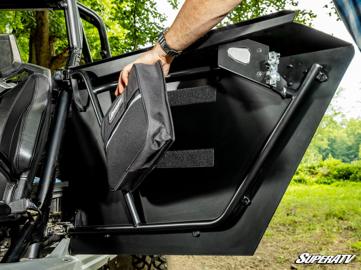 Universal UTV Door Bags for RZR Pro R and RZR Pro R 4 and RZR Pro S and RZR Pro S 4 and RZR Pro XP and RZR Pro XP 4 and RZR RS1 and RZR S 1000 and RZR S 800 and RZR S 900 and RZR S4 1000 and RZR Trail 900 and RZR Trail S 900 and RZR Trail S 1000 and RZR Turbo R and RZR Turbo R 4 and RZR XP and RZR XP 4 and RZR XP 1000 and RZR XP 4 1000 and RZR XP 4 900 and RZR XP Turbo and RZR XP 4 Turbo and RZR XP Turbo S and RZR XP 4 Turbo S and RZR XP S and RZR XP 900 and RZR 4 800 and RZR 4 900 and RZR 570 and RZR 800 a