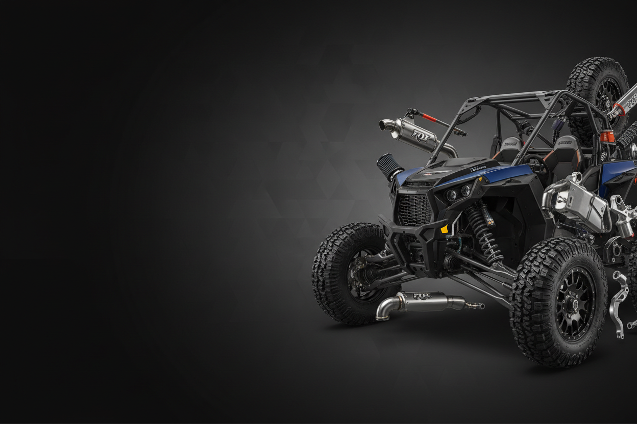 utv parts types hero image. position to the right. fill page