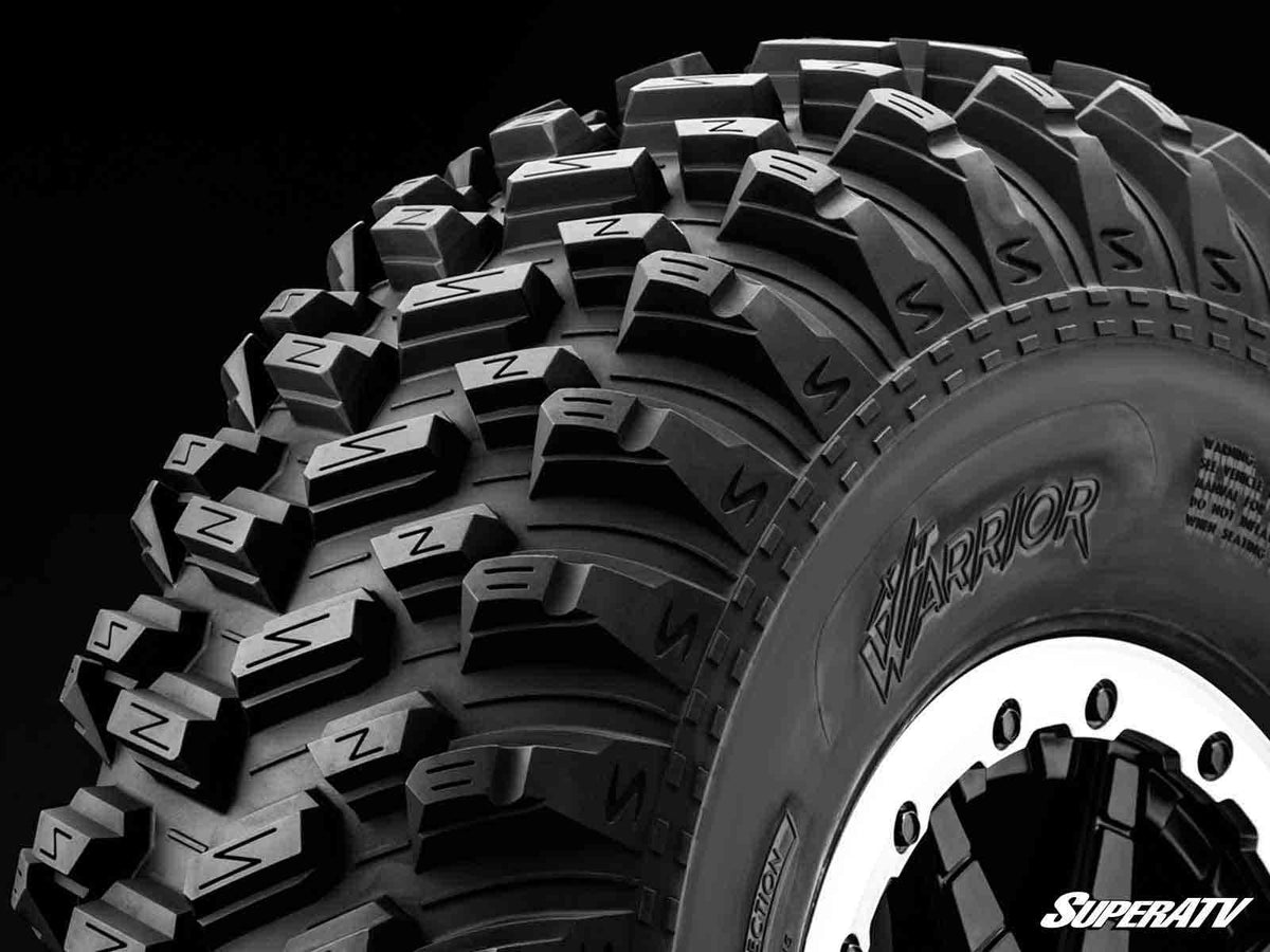 SuperATV XT Warrior Tires - SlikRok Edition for RZR Pro R and RZR Pro R 4 and RZR Pro S and RZR Pro S 4 and RZR Pro XP and RZR Pro XP 4 and RZR RS1 and RZR S 1000 and RZR S 800 and RZR S 900 and RZR S4 1000 and RZR Trail 900 and RZR Trail S 900 and RZR Trail S 1000 and RZR Turbo R and RZR Turbo R 4 and RZR XP and RZR XP 4 and RZR XP 1000 and RZR XP 4 1000 and RZR XP 4 900 and RZR XP Turbo and RZR XP 4 Turbo and RZR XP Turbo S and RZR XP 4 Turbo S and RZR XP S and RZR XP 900 and RZR 4 800 and RZR 4 900 and R