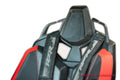 Weistec harness strap guides shown installed on a seat; seat and harness shown for reference