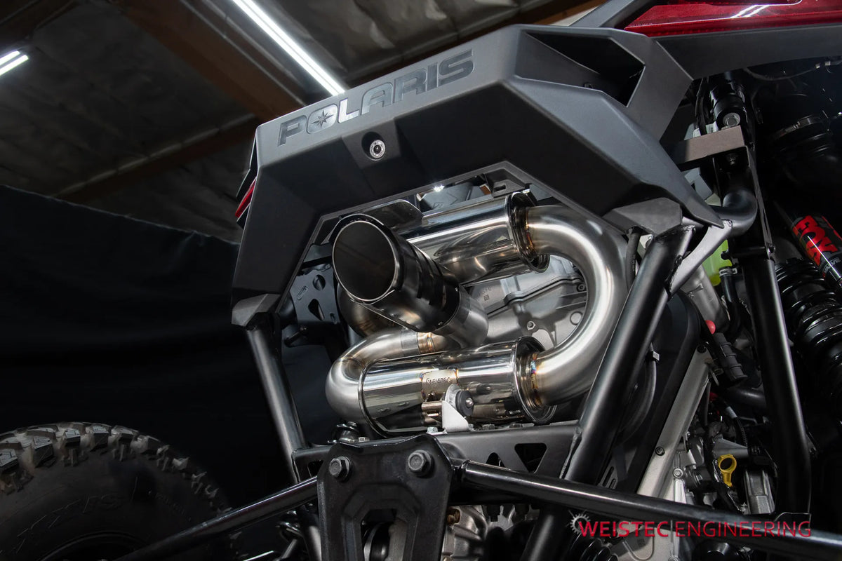 Weistec W.2 race exhaust and muffler for Polaris RZR Pro R