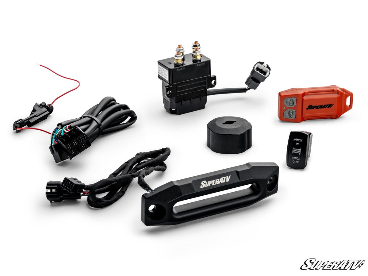 UTV/ATV Winch Auto-Stop Fairlead Kit for RZR Pro R and RZR Pro R 4 and RZR Pro S and RZR Pro S 4 and RZR Pro XP and RZR Pro XP 4 and RZR RS1 and RZR S 1000 and RZR S 800 and RZR S 900 and RZR S4 1000 and RZR Trail 900 and RZR Trail S 900 and RZR Trail S 1000 and RZR Turbo R and RZR Turbo R 4 and RZR XP and RZR XP 4 and RZR XP 1000 and RZR XP 4 1000 and RZR XP 4 900 and RZR XP Turbo and RZR XP 4 Turbo and RZR XP Turbo S and RZR XP 4 Turbo S and RZR XP S and RZR XP 900 and RZR 4 800 and RZR 4 900 and RZR 570 