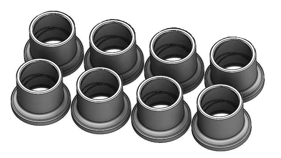 Maverick X3 Front A Arm Bushings - Set of 8 - product image 2