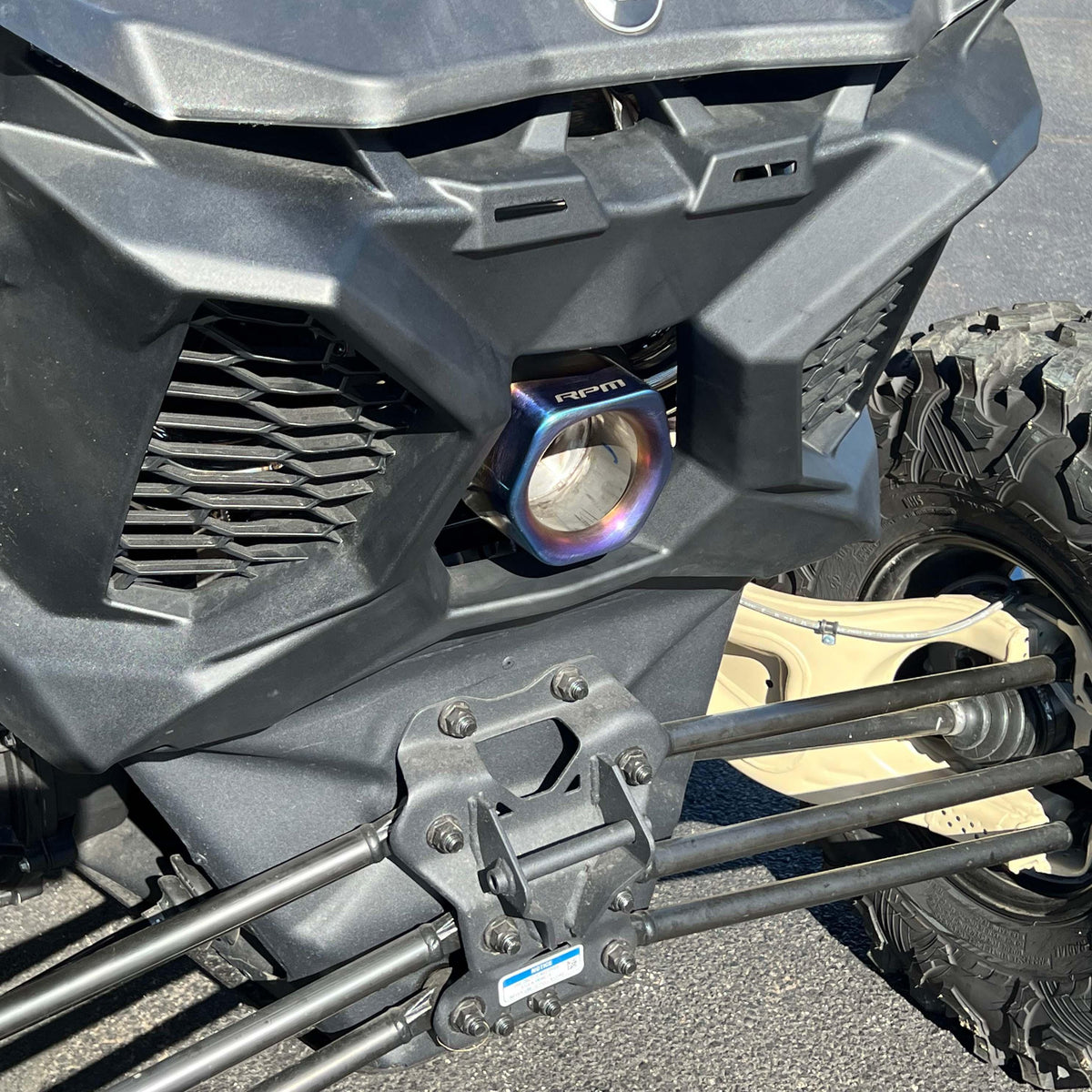 RPM Can-Am X3 Stainless Replacement Colored Tip — view 5