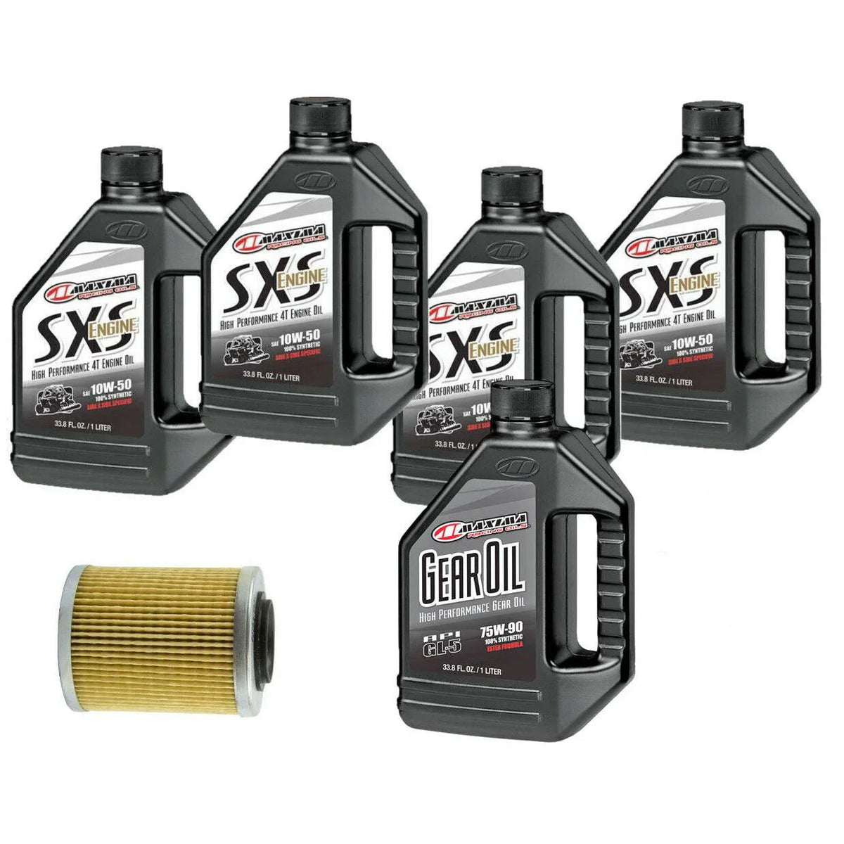 Maxima Can-Am Maverick X3 Full Synthetic Oil Change Kit — view 6