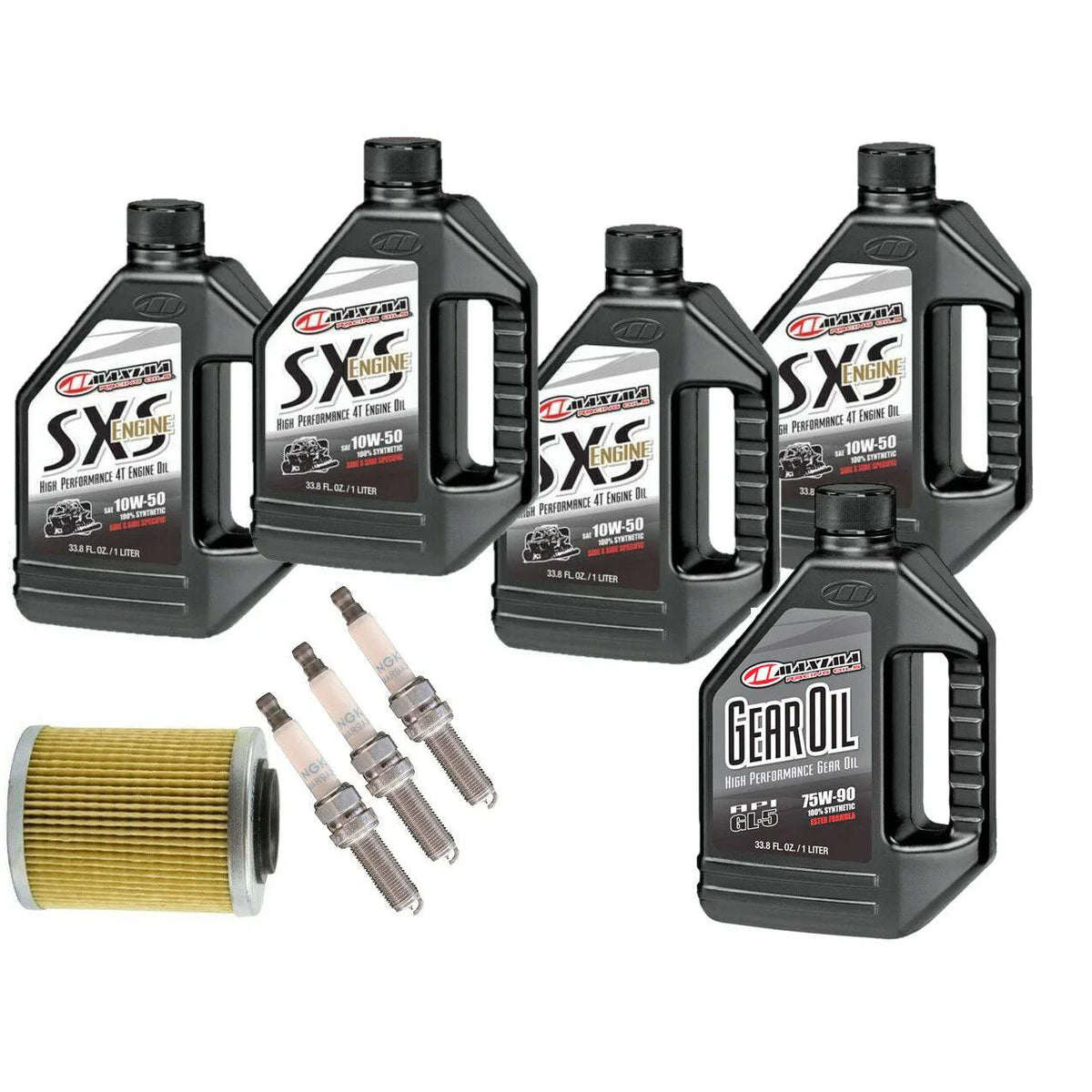 Maxima Can-Am Maverick X3 Full Synthetic Oil Change Kit — view 5