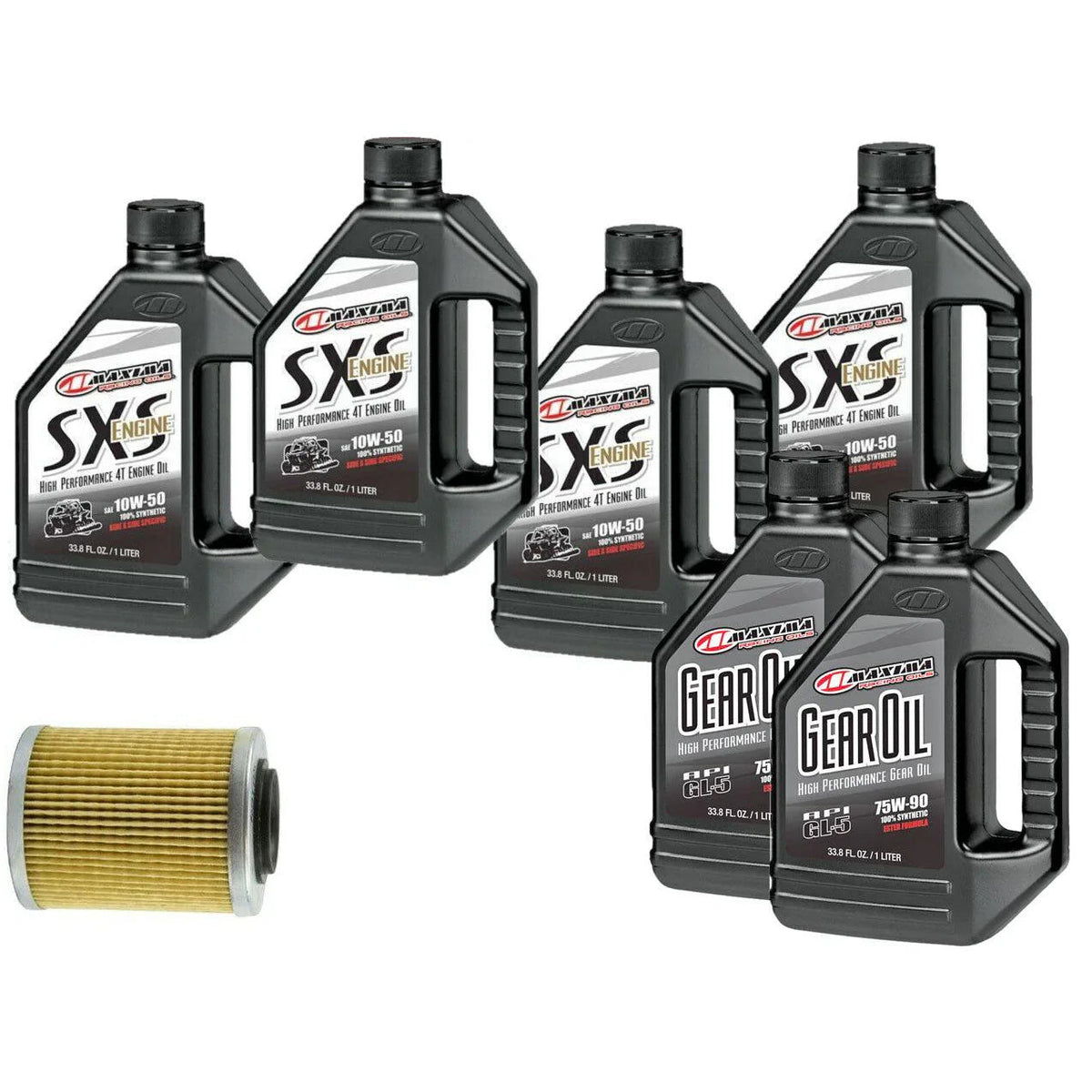 Maxima Can-Am Maverick X3 Full Synthetic Oil Change Kit — view 7