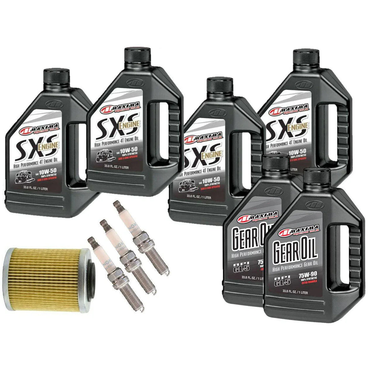 Maxima Can-Am Maverick X3 Full Synthetic Oil Change Kit — view 8