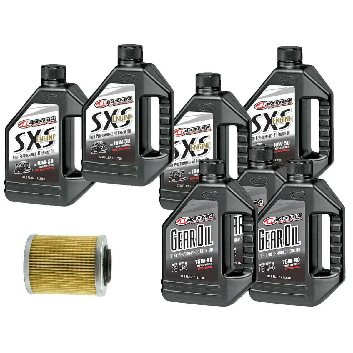 Maxima Can-Am Maverick X3 Full Synthetic Oil Change Kit — view 9