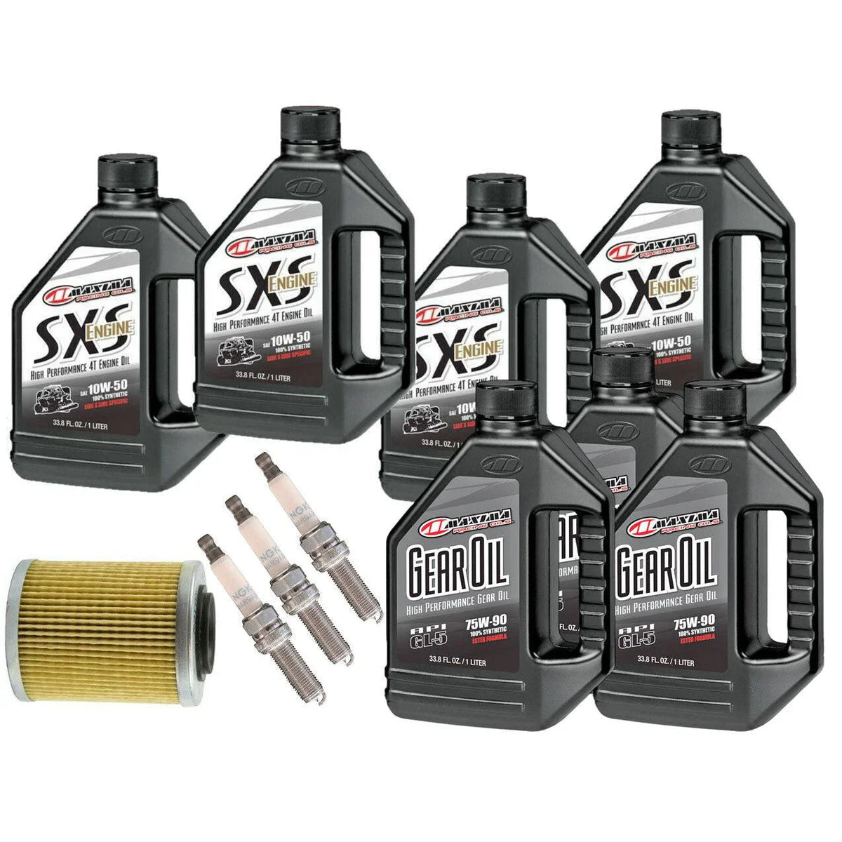 Maxima Can-Am Maverick X3 Full Synthetic Oil Change Kit — view 10