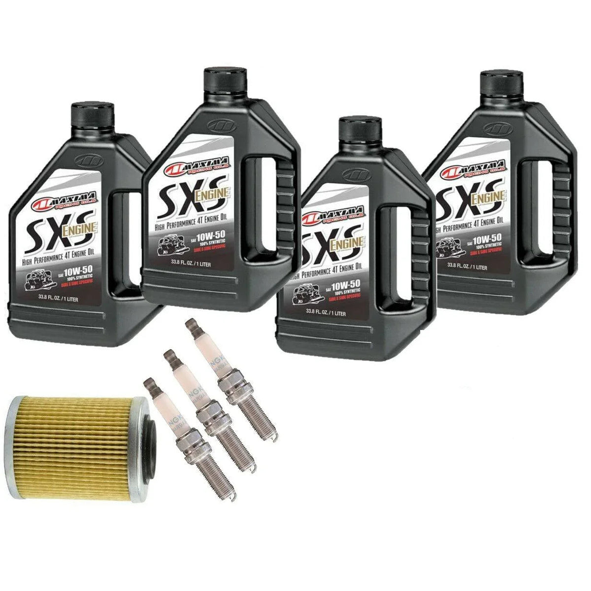 Maxima Can-Am Maverick X3 Full Synthetic Oil Change Kit — view 4