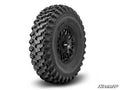 Sticky XT Warrior Tires 35x10x15 on 15x7 Assault Industries Hellfire Satin Black Wheels 5/4.5 Pattern for RZR Pro R and RZR Pro R 4 and RZR Turbo R and RZR Turbo R 4