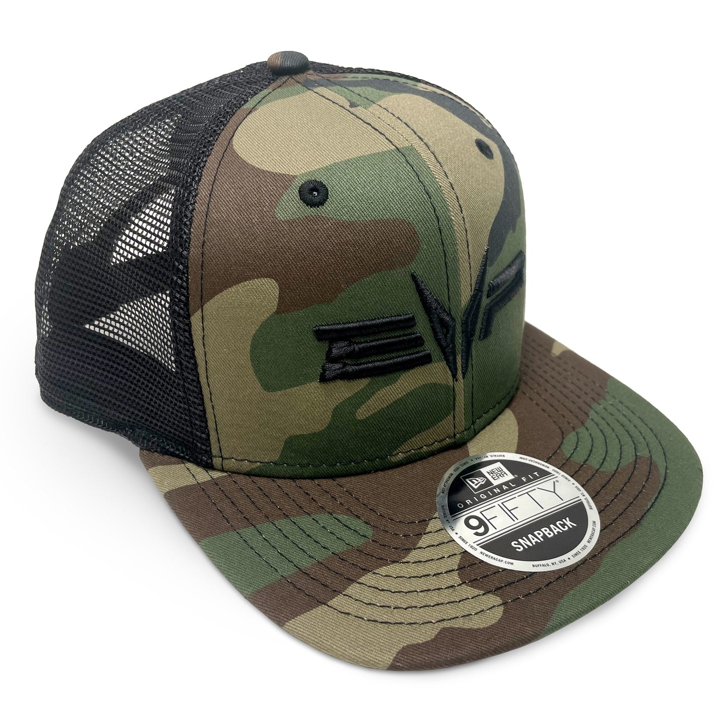 Stealth Canvas Camo Snapback Hat