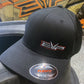 EVP Peek Fitted Baseball Hat, Black