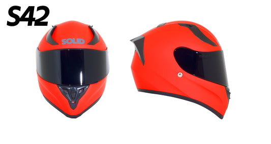 Full Face Sport - S42 Solid Helmet for UTV / SxS - Polycarbonate Shell